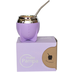 Mate pampa de boca cerrada con bombilla - tienda online