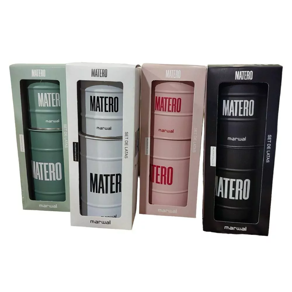 latas MATERO Marwal x2 con packaging