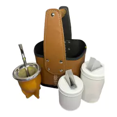 Set Matero Canasta Latas Economico Eco Cuero Camionero - comprar online