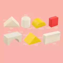CAJONCITO DE MADERA + 30 BLOQUES NATURALES & DE COLORES - tienda online
