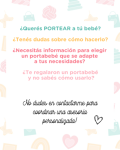 MOCHI ERGONÓMICA NOCTI ¡SUPER PRÁCTICA & CÓMODA! (desde los 5/6 meses en adelante)