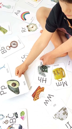 FLASHCARDS ABECEDARIO (CARTAS EDUCATIVAS MONTESSORI)