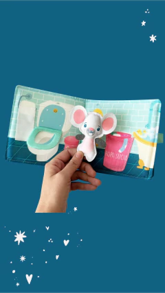 LIBRITO DIDÁCTICO - RUTINAS: "VAMOS A BAÑARNOS" (DE 1 A 3 AÑITOS) - comprar online