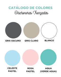 CHICHONERA TRENZADA MONTESSORI: ROSA - AQUA & GRIS OSCURO - comprar online