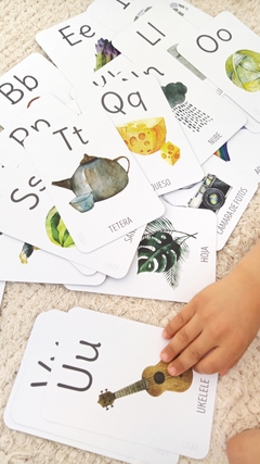 FLASHCARDS ABECEDARIO (CARTAS EDUCATIVAS MONTESSORI) - Mamá Creativa