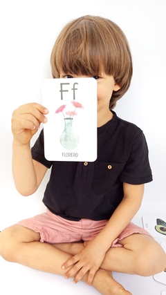 FLASHCARDS ABECEDARIO (CARTAS EDUCATIVAS MONTESSORI) - comprar online