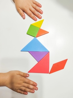 ROMPECABEZA MATEMÁTICO TANGRAM (Tamaño pocket) - comprar online