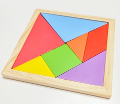 ROMPECABEZA MATEMÁTICO TANGRAM (Tamaño pocket) - Mamá Creativa