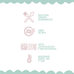 BABERO DE SILICONA ROSA en internet
