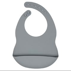 BABERO DE SILICONA GRIS