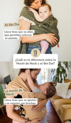 MOCHI ERGONÓMICA NOCTI ¡SUPER PRÁCTICA & CÓMODA! (desde los 5/6 meses en adelante) - tienda online