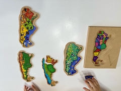 Imagen de ROMPECABEZA MONTESSORI "NUESTRA ARGENTINA" (5 EN 1)