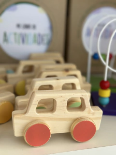 VEHÍCULOS DE MADERA: Autito - Mamá Creativa