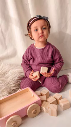 CARRITO DE ARRASTRE + 15 CUBOS NATURALES