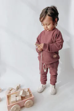 CARRITO DE ARRASTRE + 15 CUBOS NATURALES - comprar online