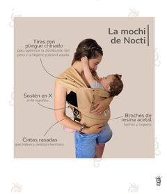 Imagen de MOCHI ERGONÓMICA NOCTI ¡SUPER PRÁCTICA & CÓMODA! (desde los 5/6 meses en adelante)