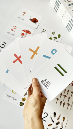 FLASHCARDS CONTEO: NÚMEROS DEL 1 AL 25. (CARTAS EDUCATIVAS MONTESSORI) - comprar online