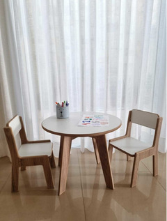 COMBO: MESA REDONDA o CUADRADA + 2 SILLAS REFORZADAS (ENTREGA INMEDIATA) - comprar online
