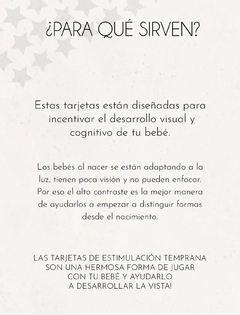 CARTAS DE ESTIMULACIÓN VISUAL MONTESSORI PARA BEBÉS