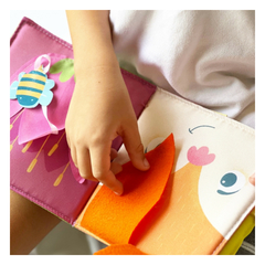 LIBRITO SENSORIAL & DIDÁCTICO "A DESCUBRIR LOS COLORES" (DE 0 A 2 AÑOS)