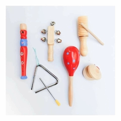 MARACA DE MADERA CON CASCABELES REFORZADOS