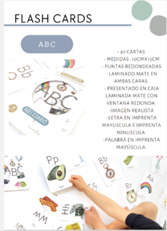 FLASHCARDS ABECEDARIO (CARTAS EDUCATIVAS MONTESSORI) - Mamá Creativa