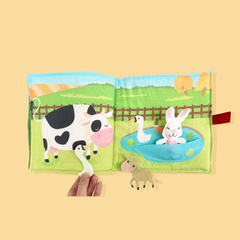LIBRO SENSORIAL & DIDÁCTICO "LA GRANJA" (DE 2 A 4 AÑOS)