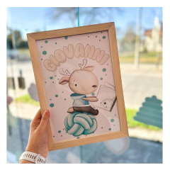 CUADRITO MAMÁ CREATIVAⓇ (PERSONALIZADO CON EL NOMBRE DE TÚ PEQUE)