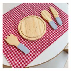SET DE COCINA N°3: PLATITO CON CUBIERTOS - comprar online