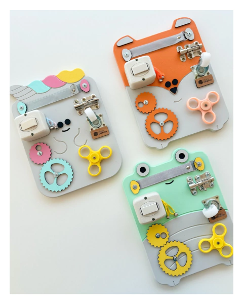 TABLEROS SENSORIALES & DIDÁCTICOS - MONTESSORI