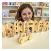 JUEGO PUEBLO: CAJA DE MADERA + 10 VIVIENDAS - comprar online