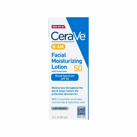 Loção Facial AM Facial Moisturizing Lotion FPS 50 Cerave 