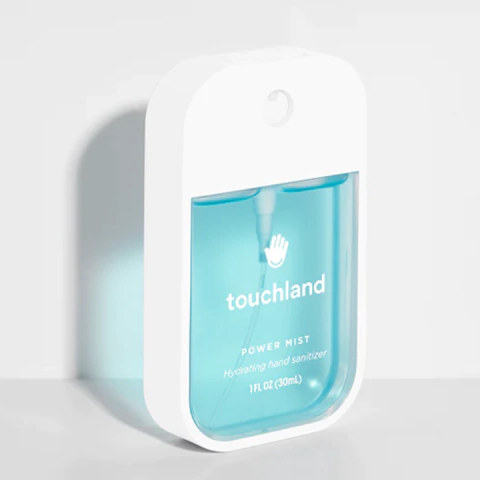 Névoa Antibactericida Hidratante Power Frosted Mint Touchland 30ml