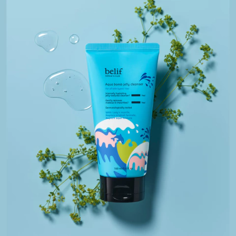 Aqua Bomb Hydrating Jelly Cleanser Belif Korean 160ml/5.41 fl. oz. - comprar online