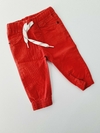 PANTALÓN ROJO MARCA CHEEKY TALLE 9-12 MESES