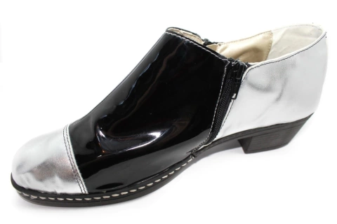 Texano Negro/Plateado 35-44