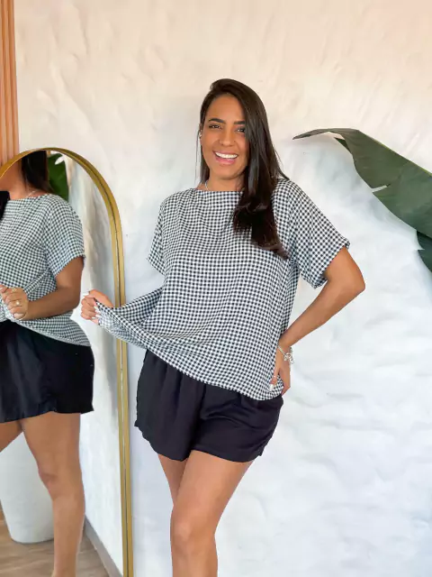 Blusa Geiza Xadrez