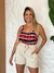Blusa Alça Mirela Xadrez