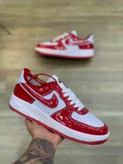 NIKE AIR FORCE ONE -BRANCO/VERMELHO - comprar online