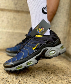 NIKE- AIR MAX TN PLUS - AZUL/AMARELO - DNC Multimarcas