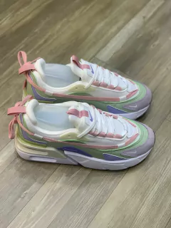 NIKE- AIR MAX FURYOSA -BRANCO/ROXO/VERDE na internet