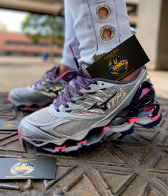 MIZUNO PROPHECY 8 - CINZA E ROSA