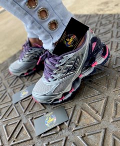 MIZUNO PROPHECY 8 - CINZA E ROSA - DNC Multimarcas