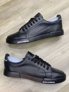 DOLCE & GABBANA - SAPATENIS PORTO FINO - PRETO