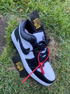 TÊNIS NIKE - AIR JORDAN 1 LOW - PRETO/BRANCO na internet