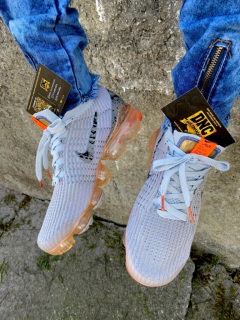 NIKE VAPOR MAX 3.0 - CINZA/LARANJA - DNC Multimarcas