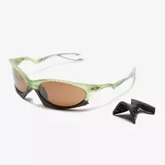 ÓCULOS DE SOL -OAKLEY PLANTARIS-MATTE TRANSPARENT FERN PRIZM TUNGSTEN/LINHA PREMIUM - comprar online