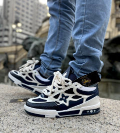 LOUIS VUITTON SKATE SNEAKER/TÊNIS LUXO-AZUL/BRANCO - comprar online