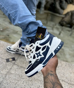 LOUIS VUITTON SKATE SNEAKER/TÊNIS LUXO-AZUL/BRANCO - comprar online