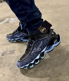 MIZUNO PROPHECY 13-PRETO/AZUL BEBÊ - loja online